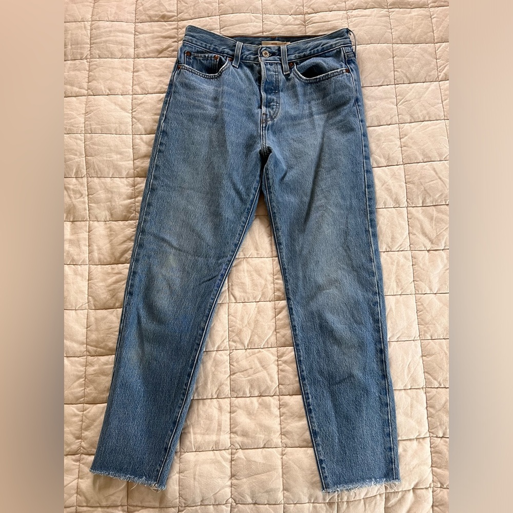 Levi's Blue Straight Leg Women's Jeans